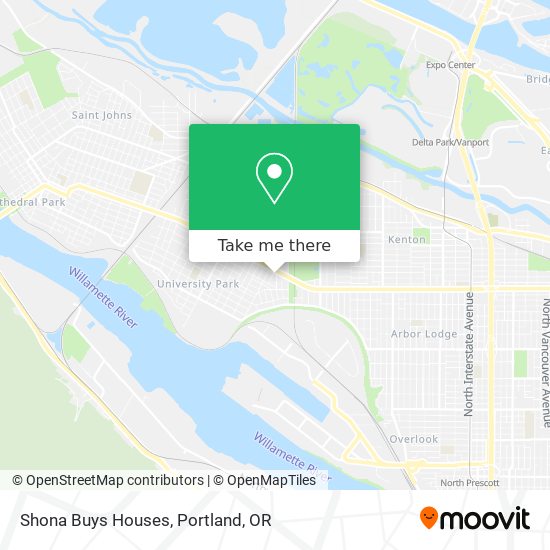 Mapa de Shona Buys Houses