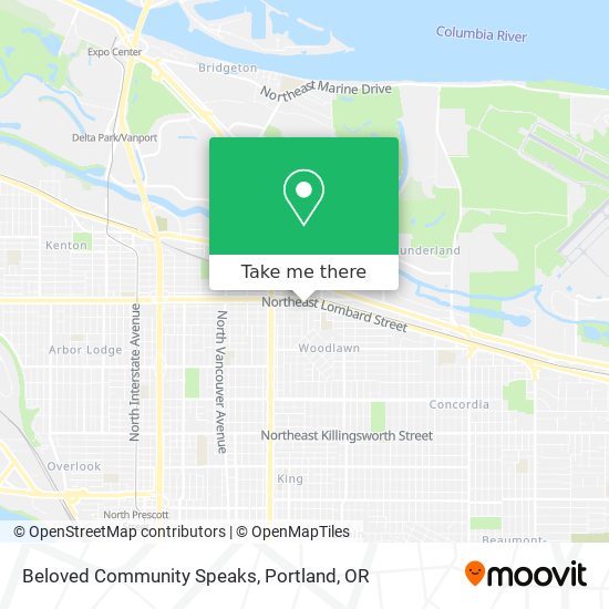 Beloved Community Speaks map