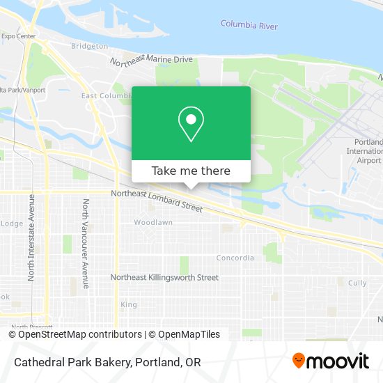Cathedral Park Bakery map