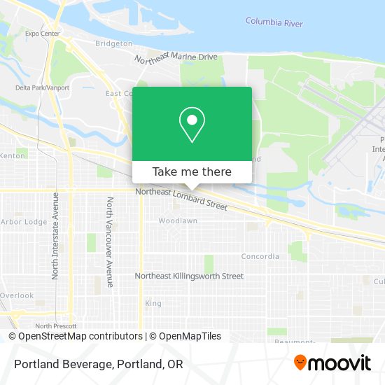 Portland Beverage map