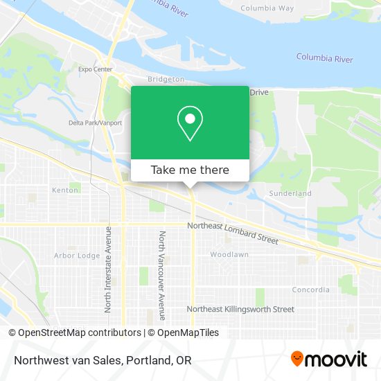 Northwest van Sales map