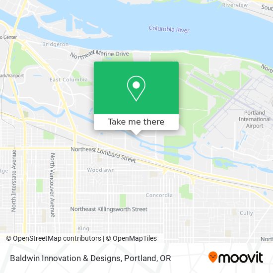 Baldwin Innovation & Designs map