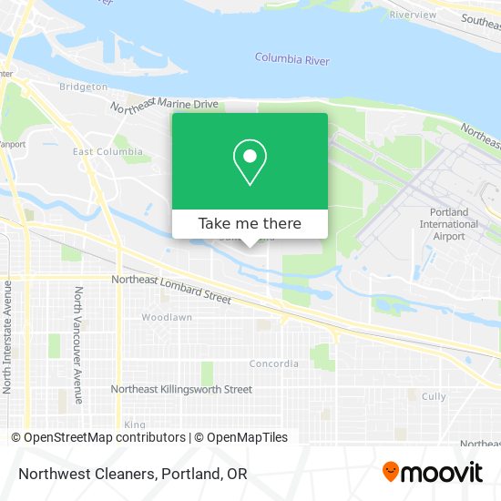 Northwest Cleaners map