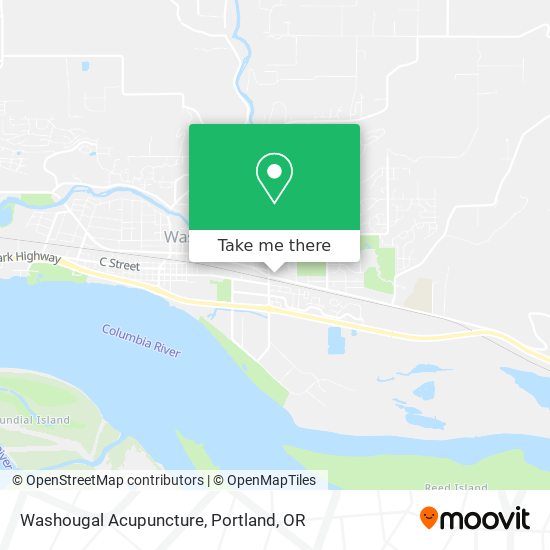 Washougal Acupuncture map