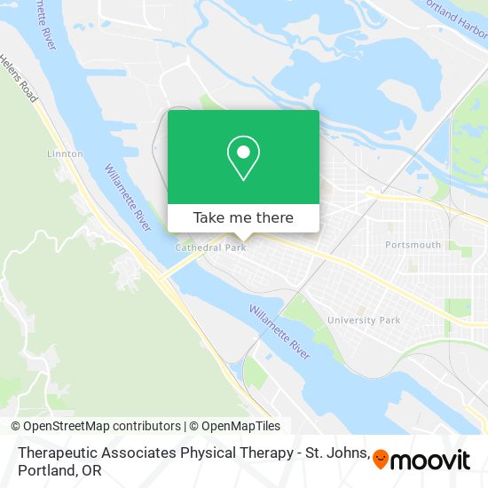 Mapa de Therapeutic Associates Physical Therapy - St. Johns