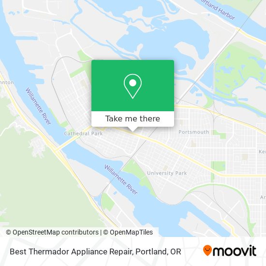 Mapa de Best Thermador Appliance Repair
