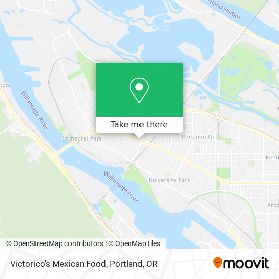 Victorico's Mexican Food map