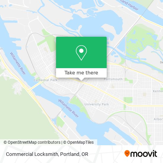 Mapa de Commercial Locksmith