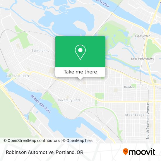 Robinson Automotive map