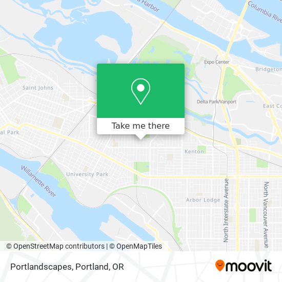 Portlandscapes map