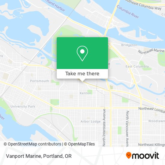 Vanport Marine map