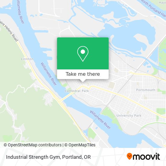 Industrial Strength Gym map