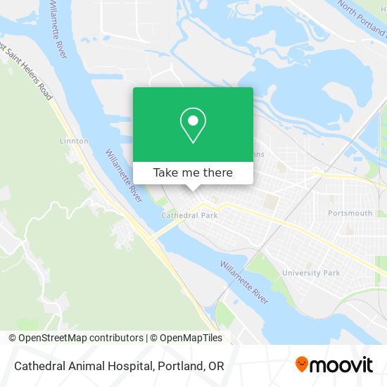 Mapa de Cathedral Animal Hospital