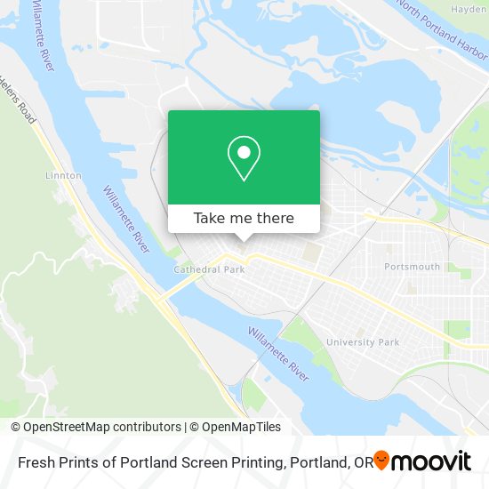 Mapa de Fresh Prints of Portland Screen Printing