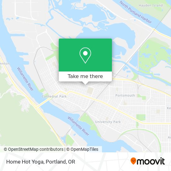 Home Hot Yoga map