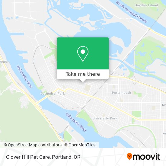Mapa de Clover Hill Pet Care