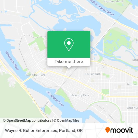 Wayne R. Butler Enterprises map