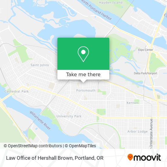 Law Office of Hershall Brown map
