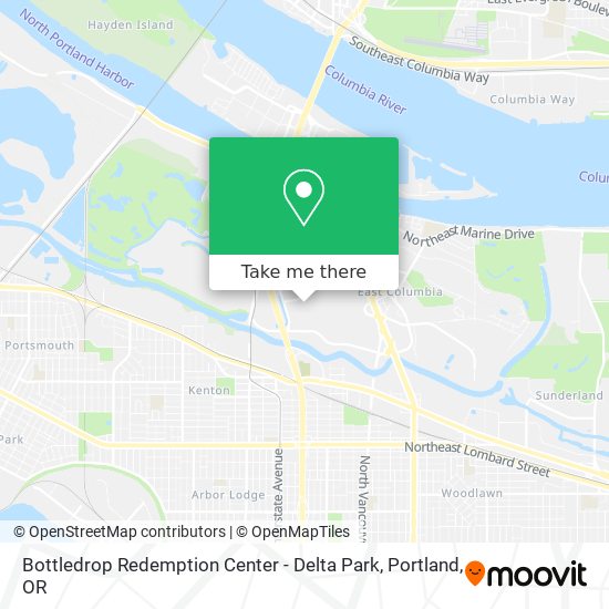 Bottledrop Redemption Center - Delta Park map