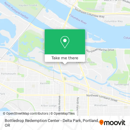 Mapa de Bottledrop Redemption Center - Delta Park