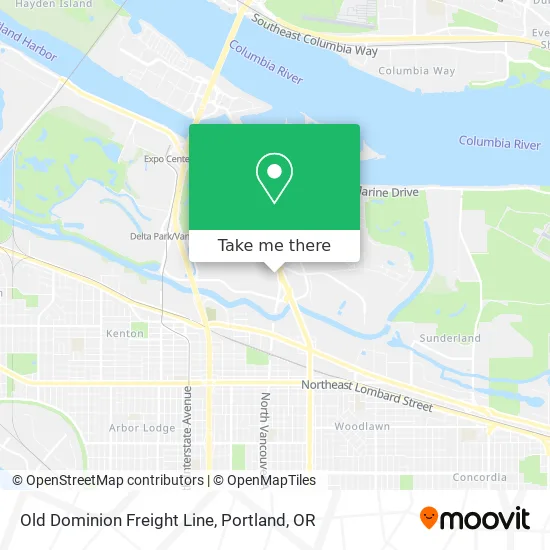 Old Dominion Freight Line map
