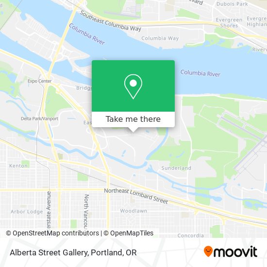 Mapa de Alberta Street Gallery