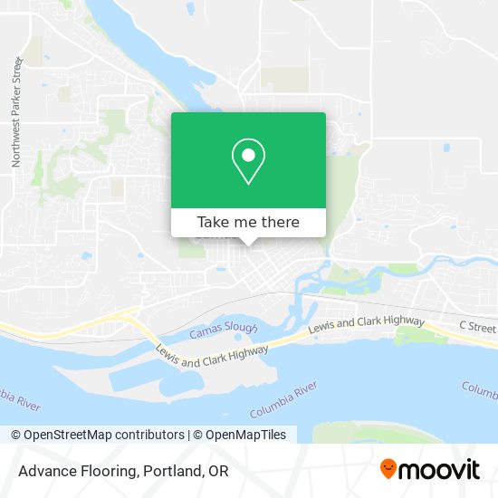 Advance Flooring map