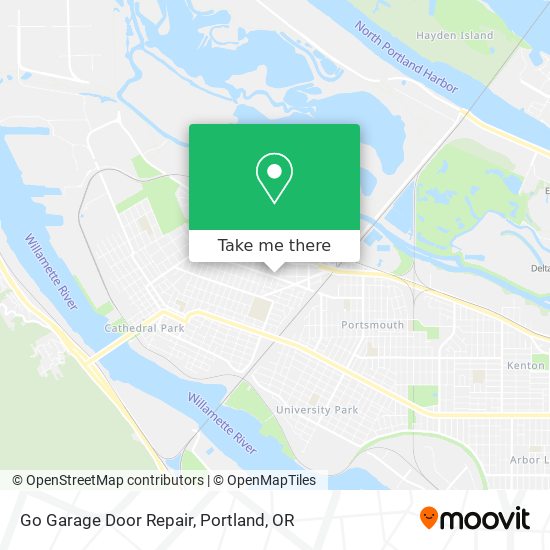 Mapa de Go Garage Door Repair