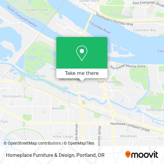 Mapa de Homeplace Furniture & Design