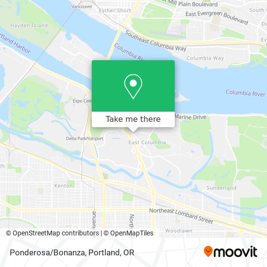 Ponderosa/Bonanza map