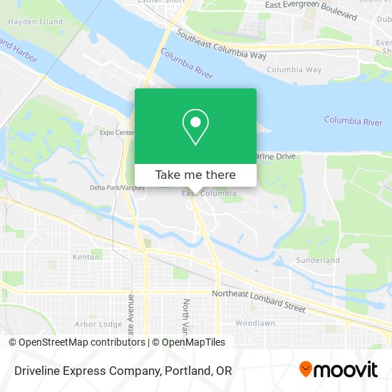Mapa de Driveline Express Company