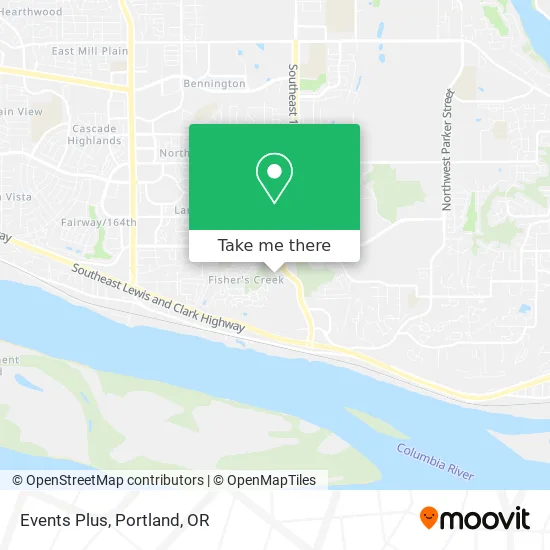 Events Plus map