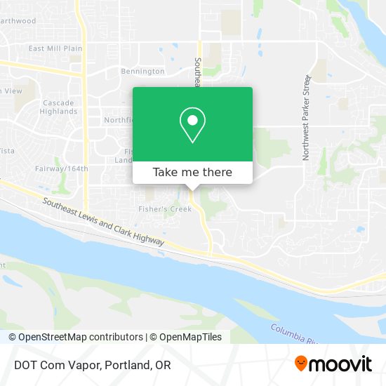 DOT Com Vapor map