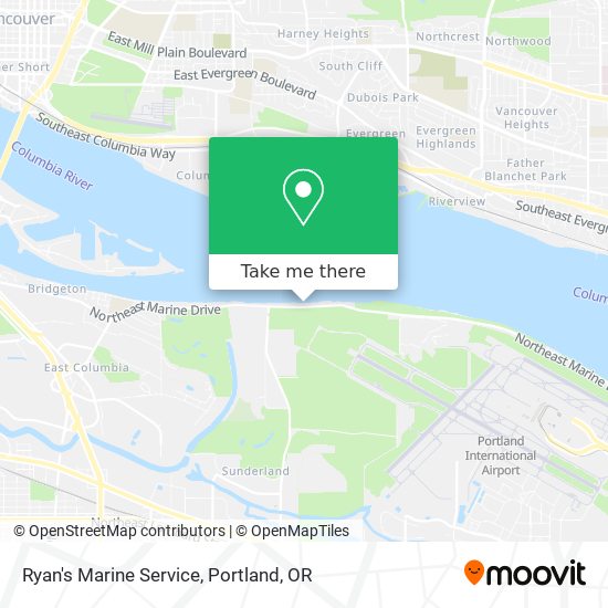 Ryan's Marine Service map