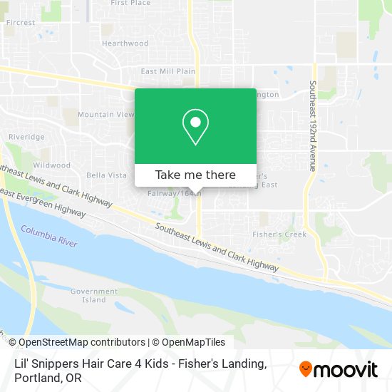 Mapa de Lil' Snippers Hair Care 4 Kids - Fisher's Landing