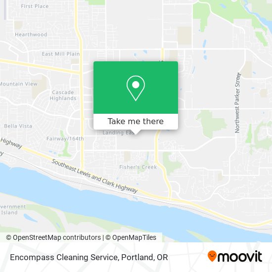 Mapa de Encompass Cleaning Service