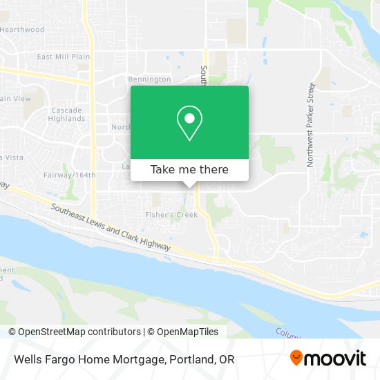 Wells Fargo Home Mortgage map