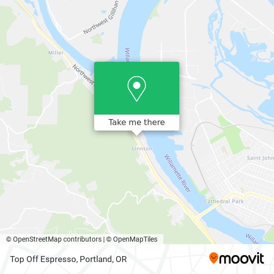 Top Off Espresso map