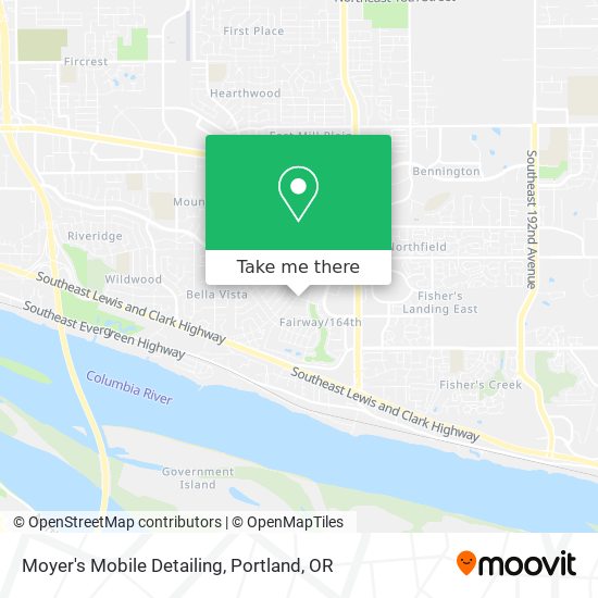 Moyer's Mobile Detailing map