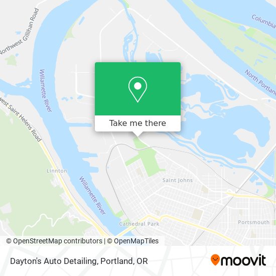 Mapa de Dayton's Auto Detailing