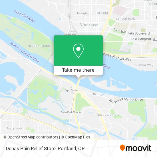Denas Pain Relief Store map