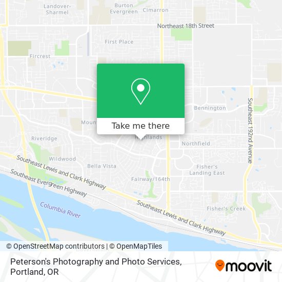 Peterson's Photography and Photo Services map