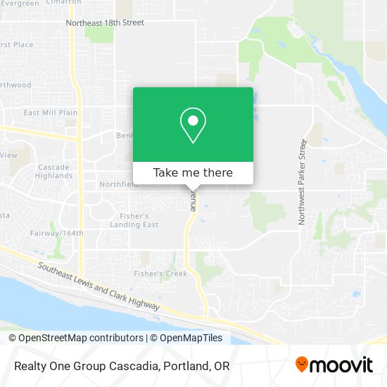 Realty One Group Cascadia map