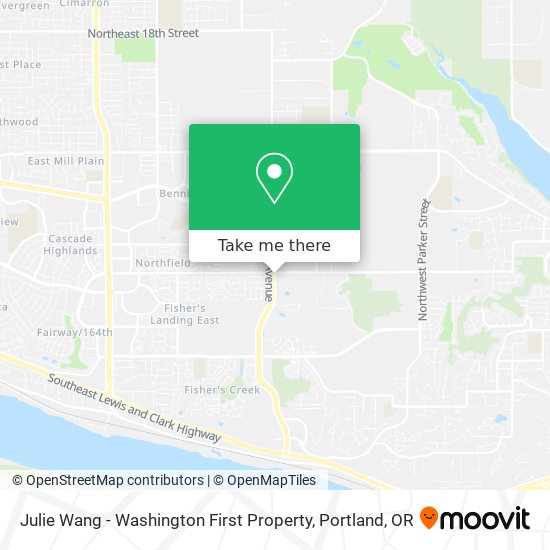 Mapa de Julie Wang - Washington First Property