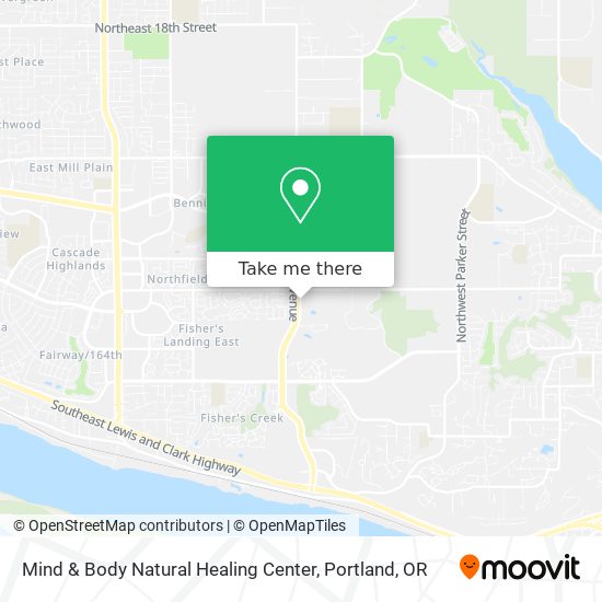 Mind & Body Natural Healing Center map