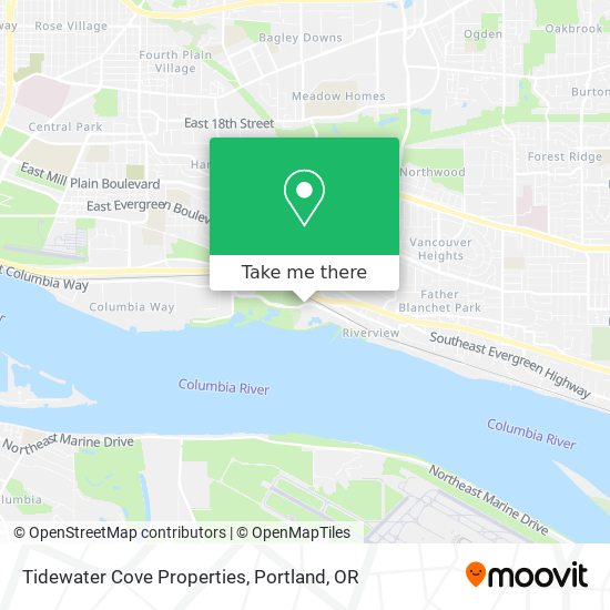 Tidewater Cove Properties map