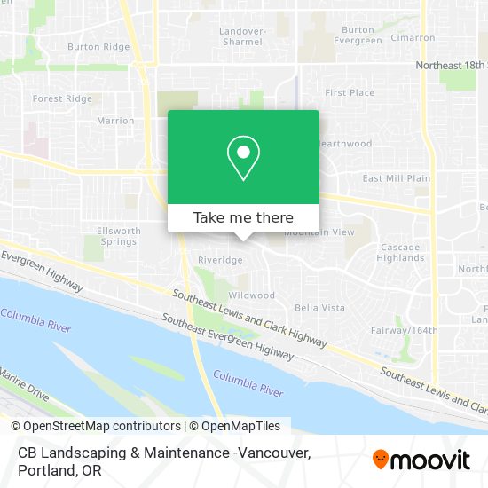 Mapa de CB Landscaping & Maintenance -Vancouver