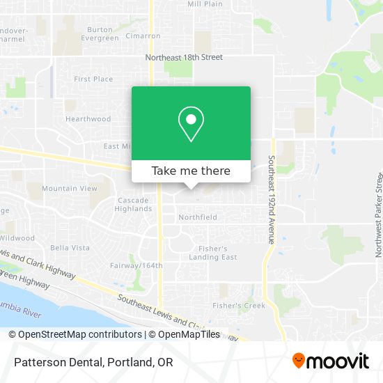 Patterson Dental map