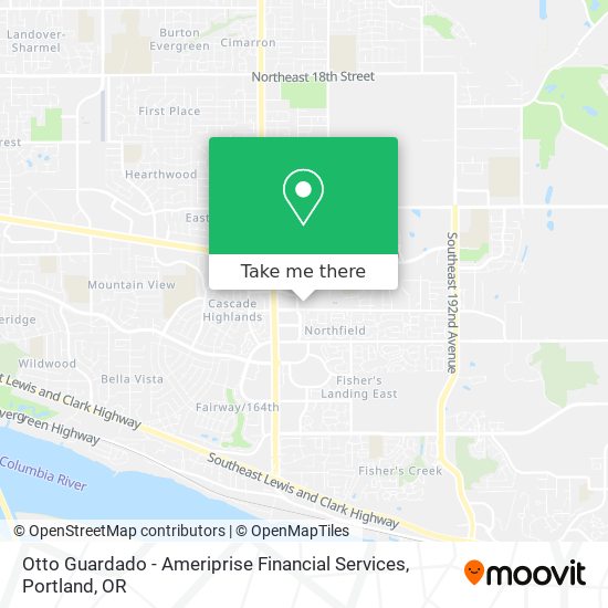 Otto Guardado - Ameriprise Financial Services map