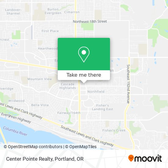 Center Pointe Realty map